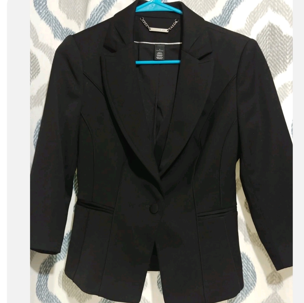 White House Black Market Black Tailored Blazer
